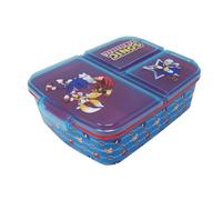 Theonoi Children's Lunch Box Sandwich Box with Compartments - Bread Box with Dividers - Made of Plastic BPA Free (Sonic)