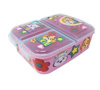 Theonoi Children's Lunchbox, Sandwich Box with Compartments and Dividers, Nursery Lunchbox Made of BPA-Free Plastic - Paw Patrol M