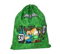 Theonoi Minecraft Small Bag Gym Bag Bath Bag Sport Bag Bag Sports Bag Shoe Bag Sports Backpack Gym Bag Backpack, Minecraft Green, M