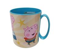 Theonoi Plastic Cup/Cup 350 ml Selectable: Minnie - Princess - Frozen Paw Patrol / Mug with Plastic Handle BPA Free Microwave Safe / Girls Gift (Peppa Reusable)