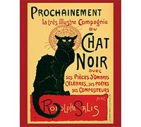 Theophile Alexandre Steinlen Tournee Du Chat Noir Metal Sign 12"x8"
