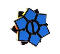 Theopractic Hexagonal SQ Speed Cube, Sticker Square One Cube Puzzle, Brain Teaser Puzzle Cube, Black