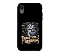 Theoretically Functioning Owl Physics Coffee Humor Case for iPhone XR