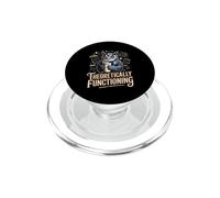 Theoretically Functioning Owl Physics Coffee Humor PopSockets PopGrip for MagSafe