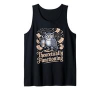 Theoretically Functioning Owl Physics Coffee Humor Tank Top