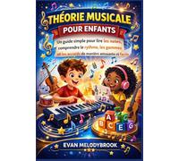 THÉORIE MUSICALE POUR ENFANTS: Un guide simple pour lire les notes, comprendre le rythme, les gammes et les accords de manière amusante et facile
