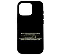 Theory and Practice Nothing Works Science Lab Gift Case for iPhone 16 Pro