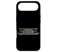 Theory and Practice Nothing Works Science Lab Gift Case for iPhone Air
