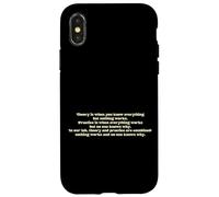 Theory and Practice Nothing Works Science Lab Gift Case for iPhone X/XS