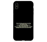 Theory and Practice Nothing Works Science Lab Gift Case for iPhone XS Max