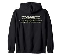 Theory and Practice Nothing Works Science Lab Gift Zip Hoodie