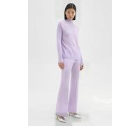 Theory Demitria Low-rise Pant In Good Wool Lilac Sky size 48 | Wide Pants Outlet | Women | Purple 48