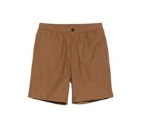 Theory elastic-waist cotton-blend deck shorts - Brown 30