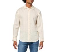Theory Men's Irving Oe in Relaxed Linen, Eggshell, Large