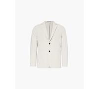 Theory Mens Putty Clinton Single-breasted Stretch-woven Blazer 42