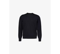 Theory Mens Vy Crew-neck Regular-fit Wool Knitted T-shirt L