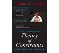 Theory of Constraints by Eliyahu M. Goldratt (English) Paperback Book