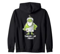 Theory of Fruit Funny Philosopher Pear Zip Hoodie