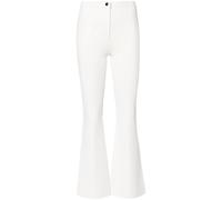 Theory pleat-detail flared trousers - White S-M