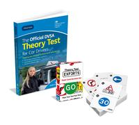Theory Test Experts Intensive Kit - Theory Test Book 2025 UK DVLA + 128 Theory Test Flash Cards 2025 UK - Driving Instructor Approved - Driving Test