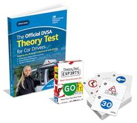 Theory Test Experts Intensive Kit - Theory Test Book 2025 UK DVLA + 128 Theory Test Flash Cards 2025 UK - Driving Instructor Approved - Driving Test Gifts For Teenage Boys & Girls 16-18 Years