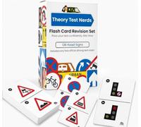 Theory Test Nerds 136 Road Signs Flash Cards 2026 (Flashcards) + Includes Official UK Test Route Practice