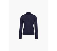 Theory Womens Deep Vy Long-sleeve Turtleneck Wool-knit Jumper S