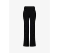 Theory Womens Theory Kick-Flare Stretch-Woven Trousers Black M