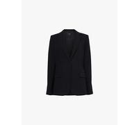 Theory Womens Theory Staple Single-Breasted Woven Blazer Black 8