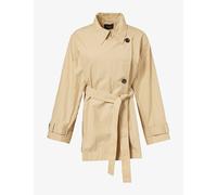 Theory Womens Theory The Relaxed Woven Trench Coat Hazel M
