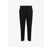 Theory Womens Theory Treeca Tapered-Leg Woven Trousers Black 8