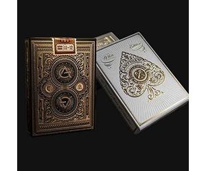 Theory11 Artisans Playing Cards - Black & White Double Deck Set
