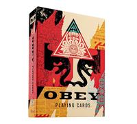 theory11 Collage Obey Playing Cards, Premium Playing Cards, Poker Size Standard Index