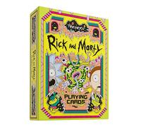 theory11 Rick and Morty Premium Playing Cards | Green Portal Sci-Fi TV Poker Deck with Custom Cartoon Art, Magic, Cardistry, Game Night Gift for Rick and Morty Fans, Card
