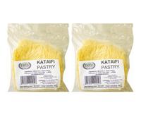 Theos Kadaifi Pastry Threads Fresh Kadayif Greek style Kataifi dubai chocolate kataifi 400 Gram x 2 Packs by Pufai Grocery