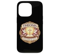 Theosis Deification By Grace Christian Jesus Christ Church Case for iPhone 13 Pro