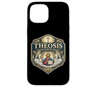 Theosis Deification By Grace Christian Orthodox Jesus Christ Case for iPhone 15