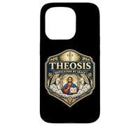 Theosis Deification By Grace Christian Orthodox Jesus Christ Case for iPhone 15 Pro