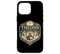 Theosis Deification By Grace Christian Orthodox Jesus Christ Case for iPhone 16 Pro Max