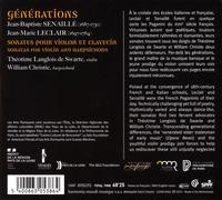 THEOTIME LANGLOIS DE SWARTE WILLIAM - GENERATIONS - SENAILLE & LECLAIR S NEW CD
