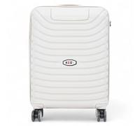 TheOwnas Cabin Suitcase 55x40x22cm - Airline Approved Hand Luggage - Lightweight Polypropylene Hardshell Luggage with 4 Double Spinner Wheels, 3-Digit Lock, Silicone Handle. (Beige)