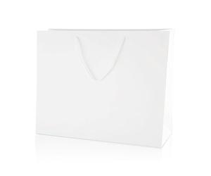Thepaperbagstore 10 White Large Matt Laminated Gift Bags 40x30x13cm