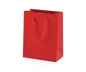 Thepaperbagstore 100 Red X Small Matt Laminated Gift Bags 11.5×14.5×6.5cm