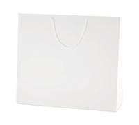 Thepaperbagstore 25× White Extra Large Matt Laminated Gift Bags 50×42×13cm - 250 gsm Boutique Paper Bags with Rope Handles & Reinforced Base - Ideal for Gifts, Weddings, Retail & Corporate Use