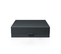 Thepaperbagstore 3 Black Luxury Magnetic Gift Box - 14x12x5cm - Easy Assembly Magnetic Closure/Lid Proposal Boxes - Suitable for Weddings, Bridal Showers, and Gifts