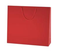 Thepaperbagstore 30 Red Matt Laminated Paper Bags with Rope Handles - Extra Large 500x420x130mm