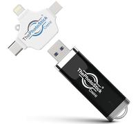 ThePhotoStick® Omni 128GB - Secure Photo & Video Backup and Transfer | Digital File Organization | USB & Multiport Connection for Phones, Tablets and Computers | Portable Memory | External Storage