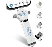 ThePhotoStick® Omni 32GB USB Flash Drive & Memory Stick - Photo & Video Backup for iPhone, Android, Mac & PC - Multiport Connection to Easily Store & Transfer Files