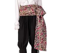 ThePirateDressing Pirate Medieval Renaissance Halloween Cosplay Costume Brocade Large Sash (Brocade# 121, Lined)