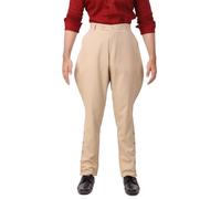 ThePirateDressing Steampunk Gothic Victorian Admiral Bartholomew Jodhpur Pants Costume for Men - Renaissance, Medieval, Pirate, Cosplay, Halloween Outfit C1415 - Beige - Medium